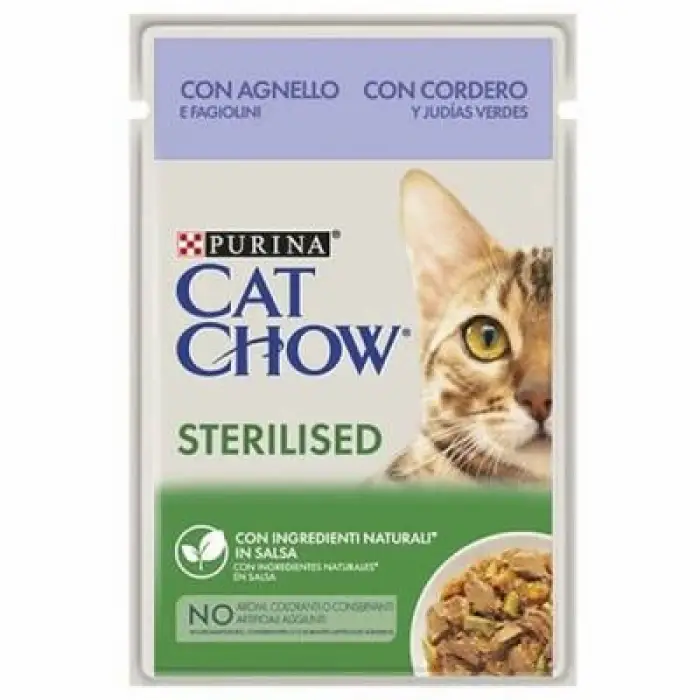 Sterilised Pouch Kuzulu Kısırlaştırılmış Kedi Konservesi 85 Gr