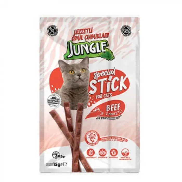 Sticks Dana Etli Kedi Ödül Çubuğu 3x5 Gr