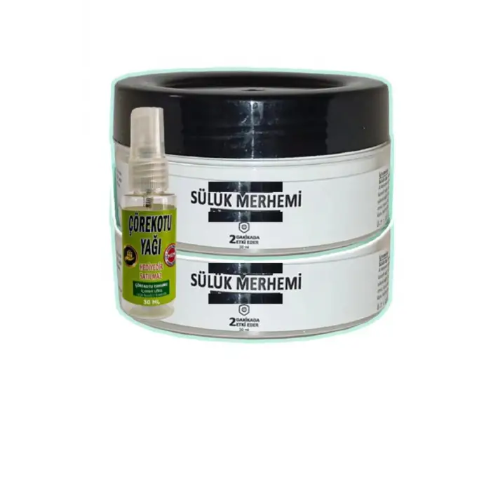 Sülük Merhemi Bakım Kremi 2x50 ml+30 ml Çörek Otu Yağ ile