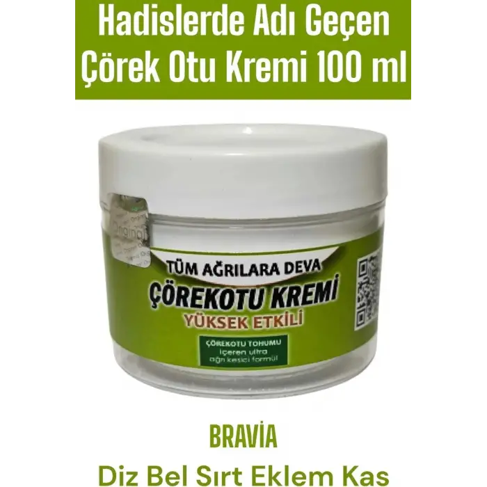 SÜPER BRAVİA ÇÖREK OTU KREMİ 100 ML 1 ADET