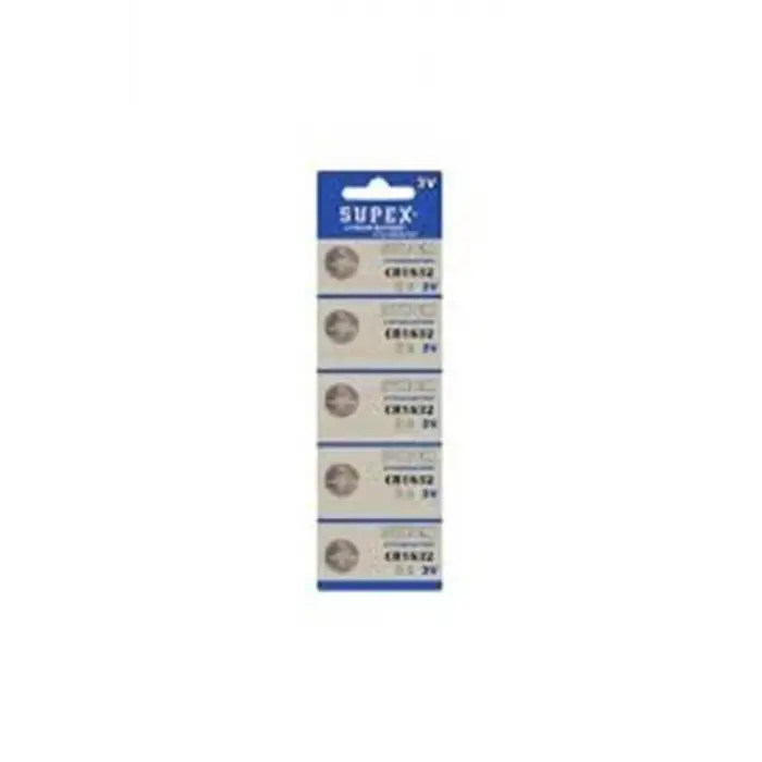 Supex CR1632-C5 3V Lityum Düğme Pil 5li Paket