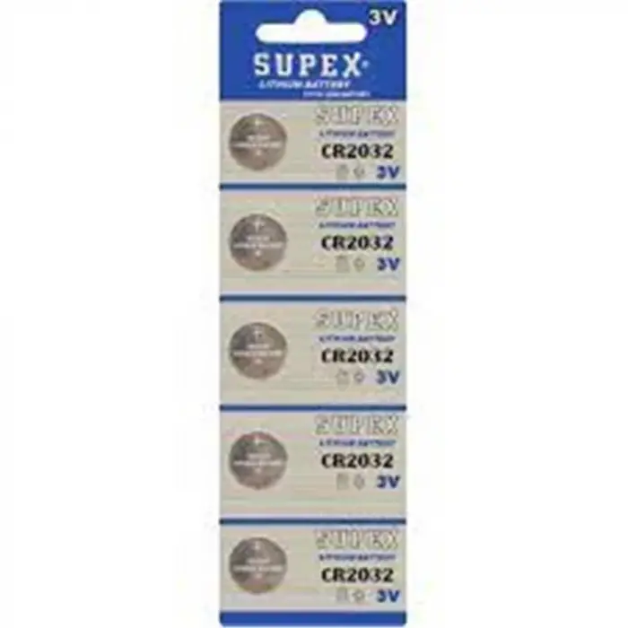 Supex Cr2032 3V Lityum 5Li Blister Pil