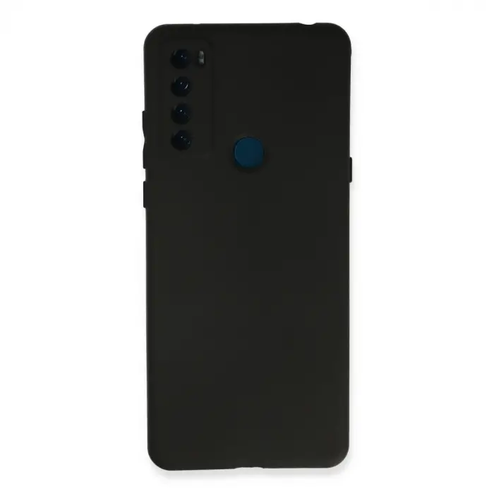 TCL 20 SE Kılıf First Silikon - Siyah