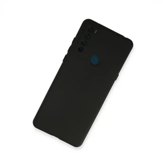 TCL 20 SE Kılıf First Silikon - Siyah