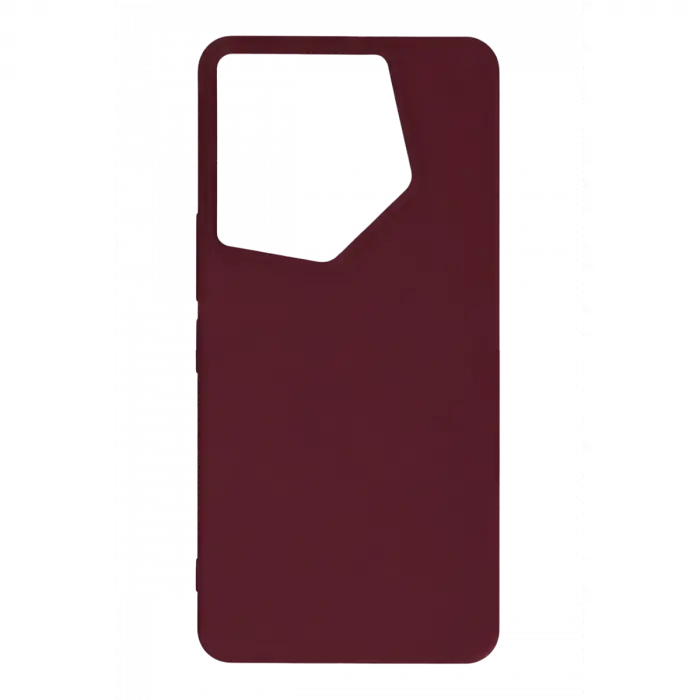 Tecno Camon 20 Pro 5G Kılıf First Silikon - Bordo