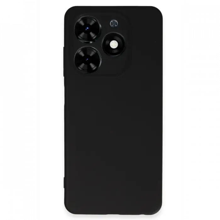 Tecno Spark Go 2024 Kılıf First Silikon - Siyah