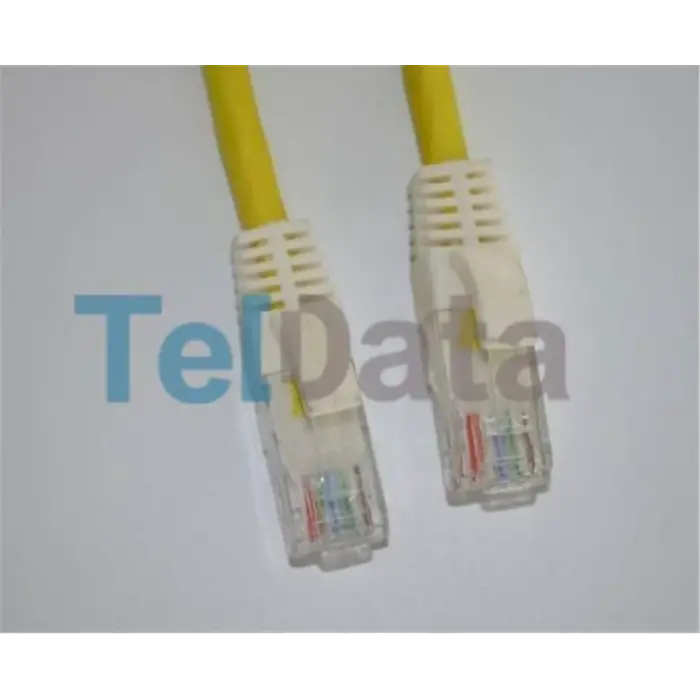 Teldata TLD-030YY Cat6 0.30MT Sarı Utp Patch Kablo