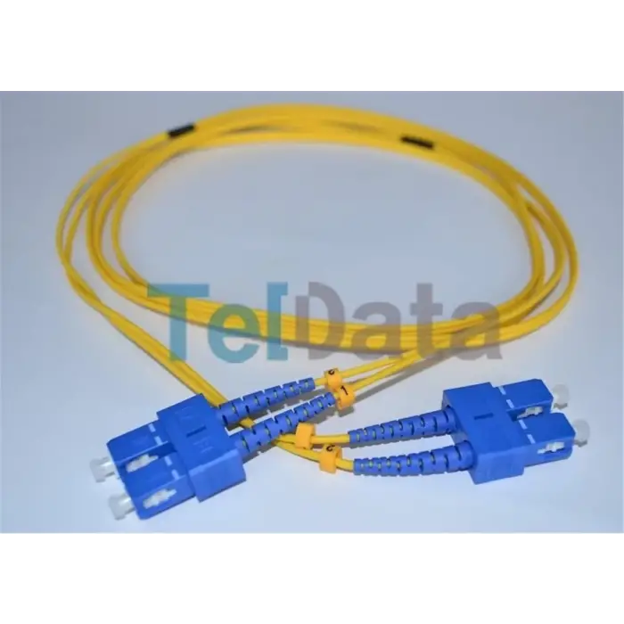TELDATA TLD-SC112 SC-UPC-SC-UPC SM DX 2 METRE FIBER OPTIK PATCHCORD
