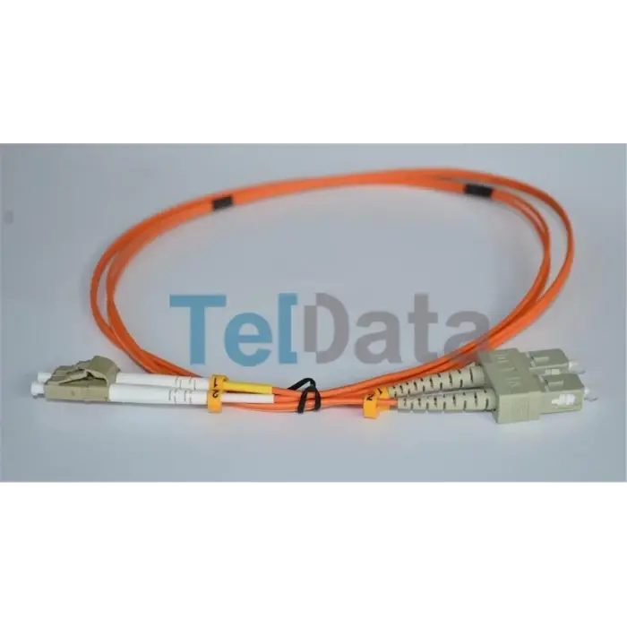 TELDATA TLD-SCLCOM23 SC-UPC-LC-UPC MM DX OM2 3 METRE FIBER OPTIK PATCHCORD