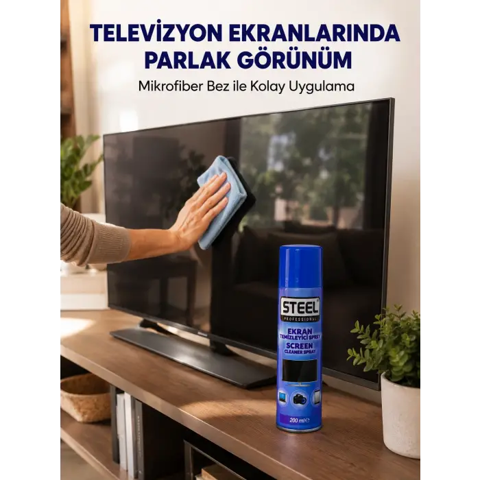 Telefon, Tablet ve Bilgisayar Ekranları İçin Pratik Temizlik Spreyi