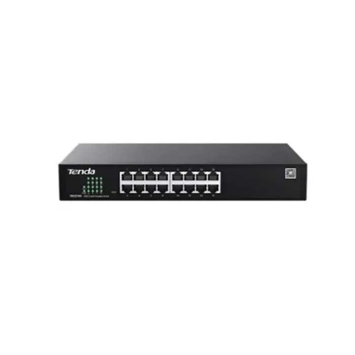 Tenda TEG2216D 16 Port 10-100-1000 Switch Cloud Yönetilebilir Çelik Kasa Switch