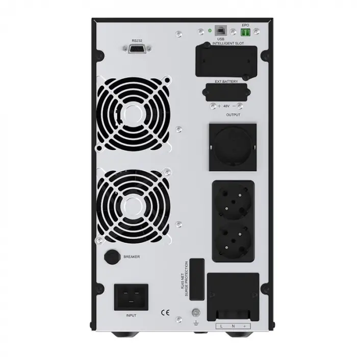 TESCOM NEOLINE 3KVA 1F/1F (6X7AH) 4/8DK LCD ONLINE UPS