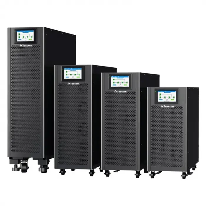 TESCOM TEOS 330 30KVA 3F/3F (60X7AH) RS-232 6/15 DK LCD ONLINE UPS (TRIFAZE)