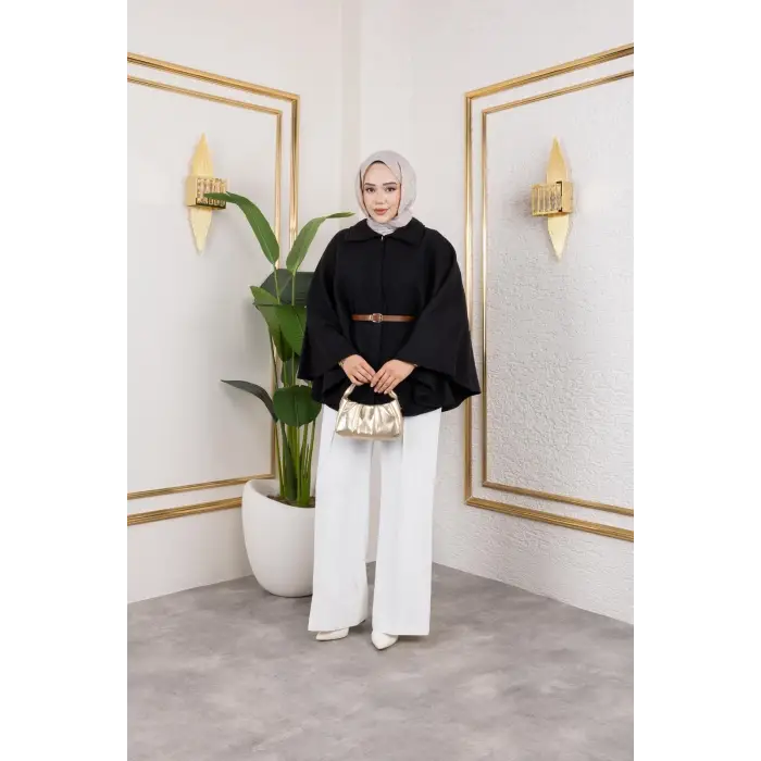 Tesettür Panço - SİYAH