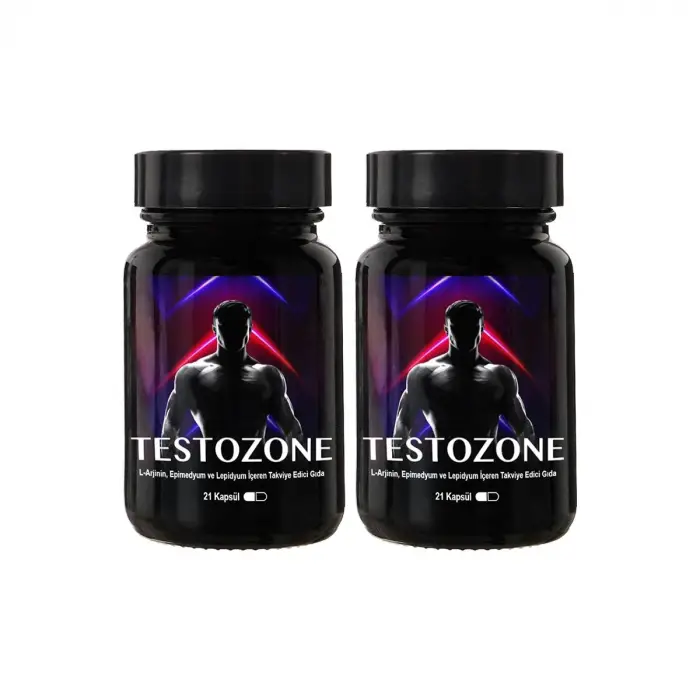 Testozone 2 Kutu Erkeklere Özel L-Argininli Lepidyumlu 21Li Formül