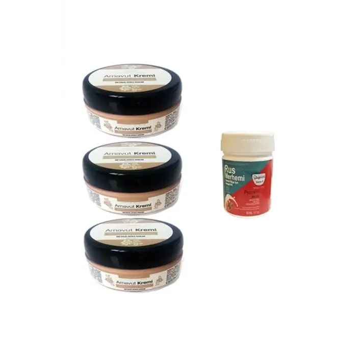 Three Brand Arnavut Kremi 3 Adet + Rus Merhemi 50 ml 1 Adet