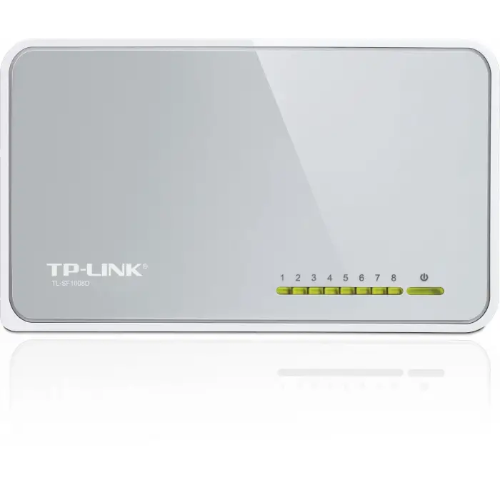 TP-LINK TL-SF1008D 8 PORT 10/100 PLASTİK KASA SWITCH