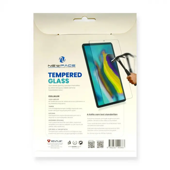 Universal 8 Tablet Cam Ekran Koruyucu