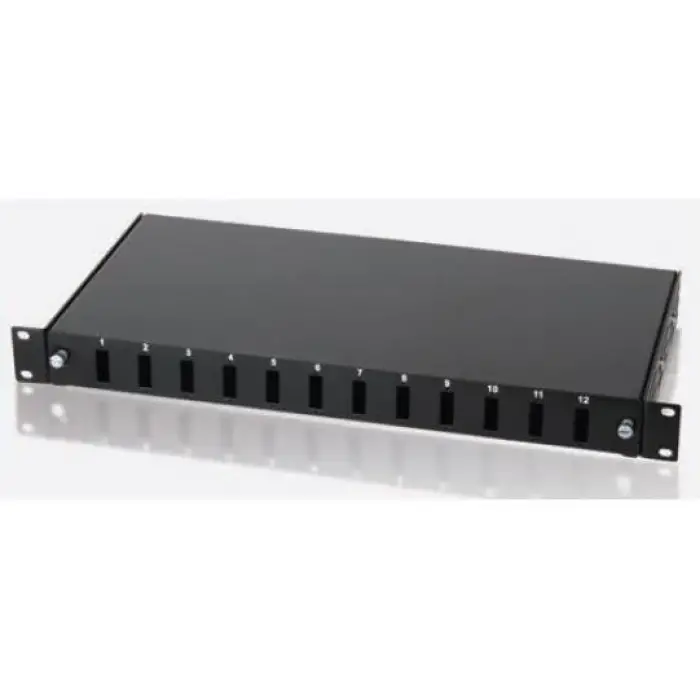 URANIUM PPR12PSCDX 12 PORT F/O SC DX RAL9005 PATCH PANEL(10F-SB1U12PSCDX-REA)