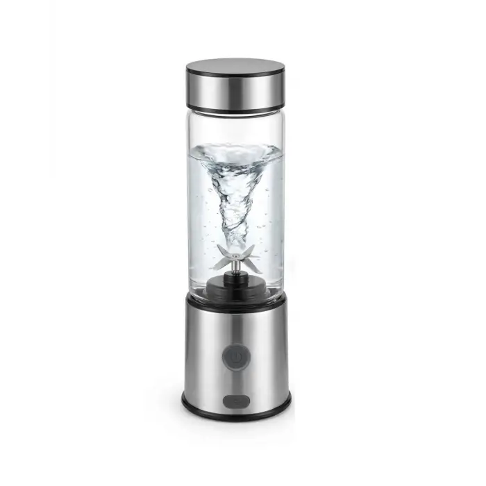 USB Type C Şarjlı Cam Blender 6 Bıçaklı Smoothie ve Shake Blender