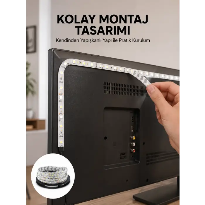 Uzaktan Kumandalı LED TV Arka Işık Şeridi Yeni Nesil