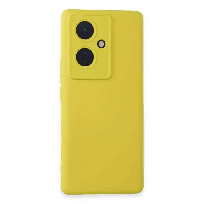 V29 Lite Kılıf Nano içi Kadife Silikon - Sarı