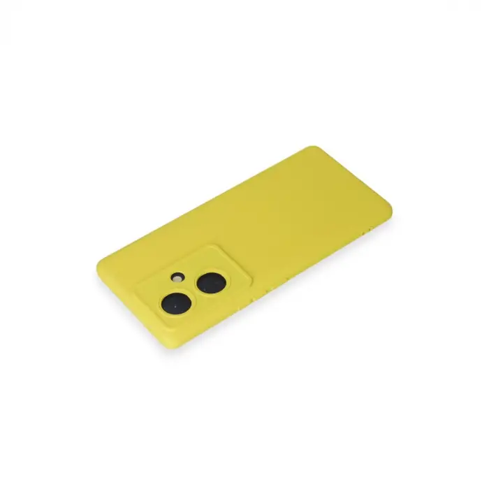 V29 Lite Kılıf Nano içi Kadife Silikon - Sarı