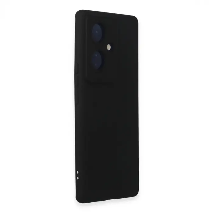 V29 Lite Kılıf Nano içi Kadife Silikon - Siyah