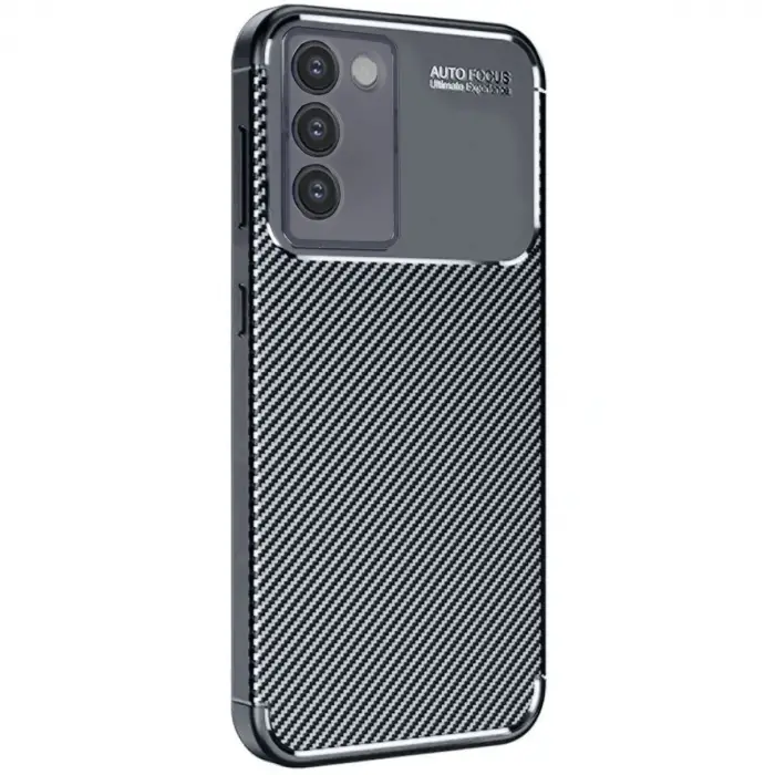 V30 Lite 4G Kılıf Auto Focus Karbon Kapak - Siyah