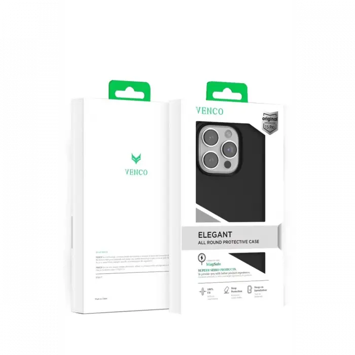 Venco Apple iPhone 15 Pro Max Home Magsafe Kapak - Derin Mor
