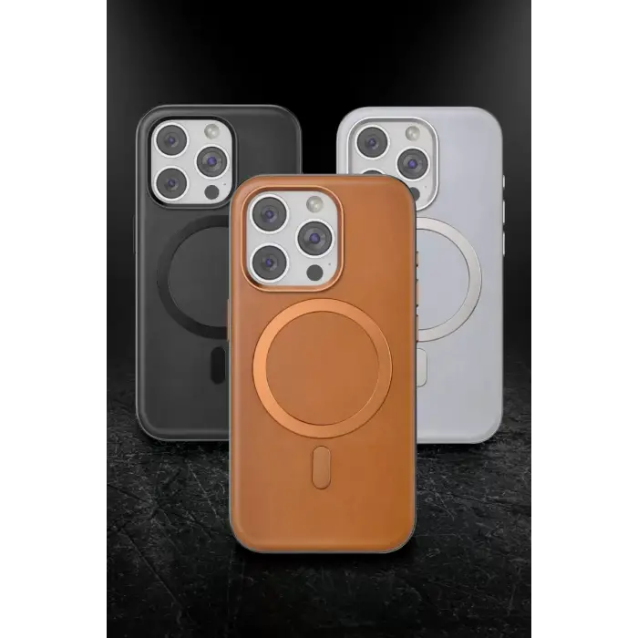 Venco Apple iPhone 15 Pro Puskas Magsafe Kapak - Siyah