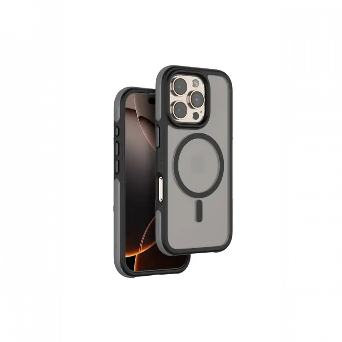 Venco Apple iPhone 16 Pro Orbit Magsafe Kapak - Siyah