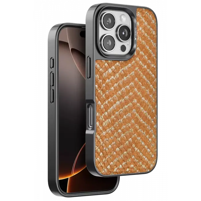 Venco Apple iPhone 16 Pro Max Viper Kapak - Kahverengi