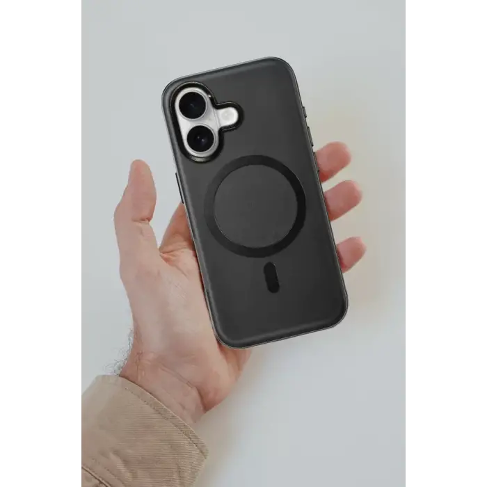 Venco Apple iPhone 16 Puskas Magsafe Kapak - Açık Kahve