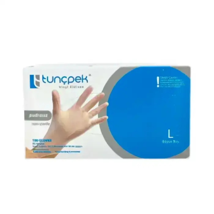 Vinyl Eldiven Pudrasız 100 Adet L