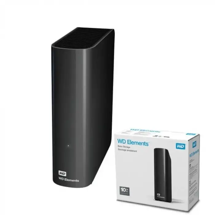 WD 3.5 ELEMENTS 10TB USB 3.0 TAŞINABİLİR DISK SİYAH WDBWLG0100HBK-EESN