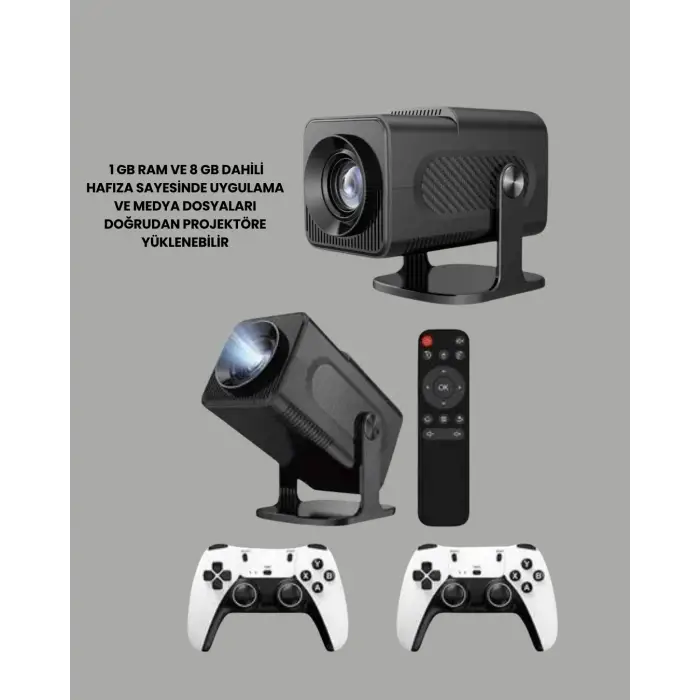 WiFi6 ve Bluetooth 5.4 Destekli LED Projektör - HCS350pro