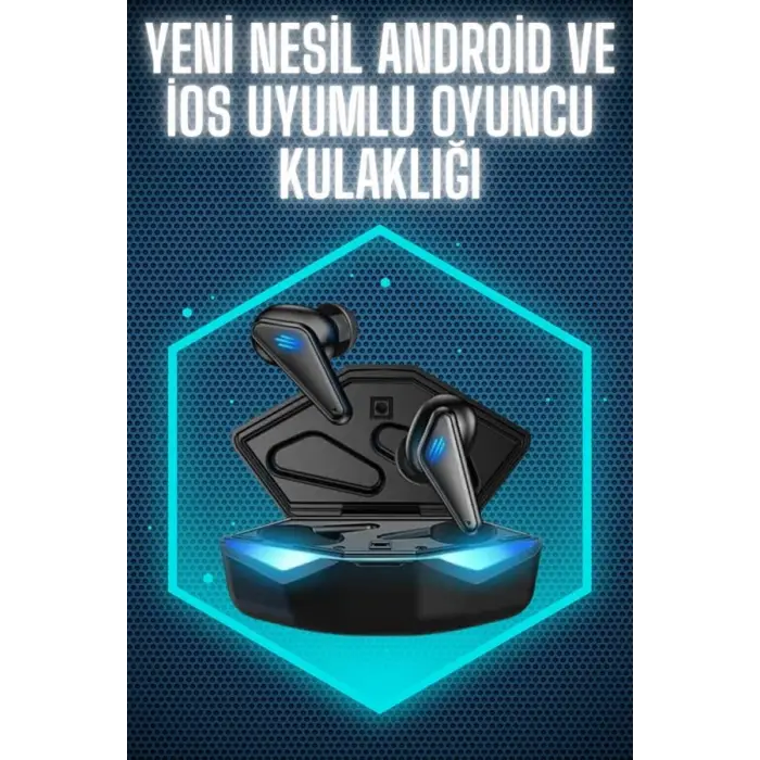 Wireless Gaming Kulaklık Mikrofonlu Bluetooth Oyuncu Kulaklığı