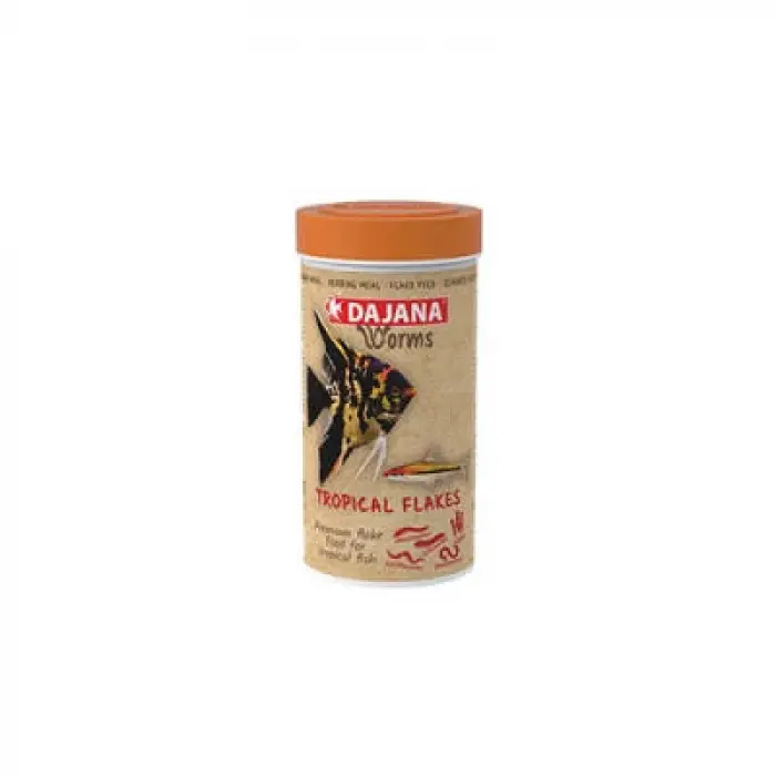 Worms Tropical Flakes Akvaryum Balık Yemi 100 Ml 18 Gr
