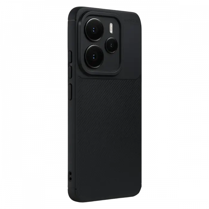 Xiaomi Note 14 5G Auto Focus Karbon Kapak - Siyah
