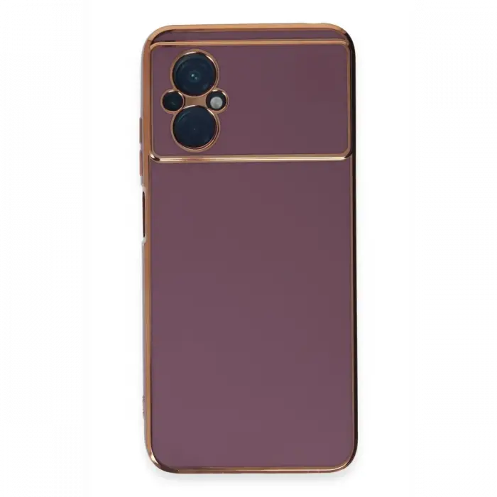Xiaomi Poco M5 Kılıf Volet Silikon - Mor