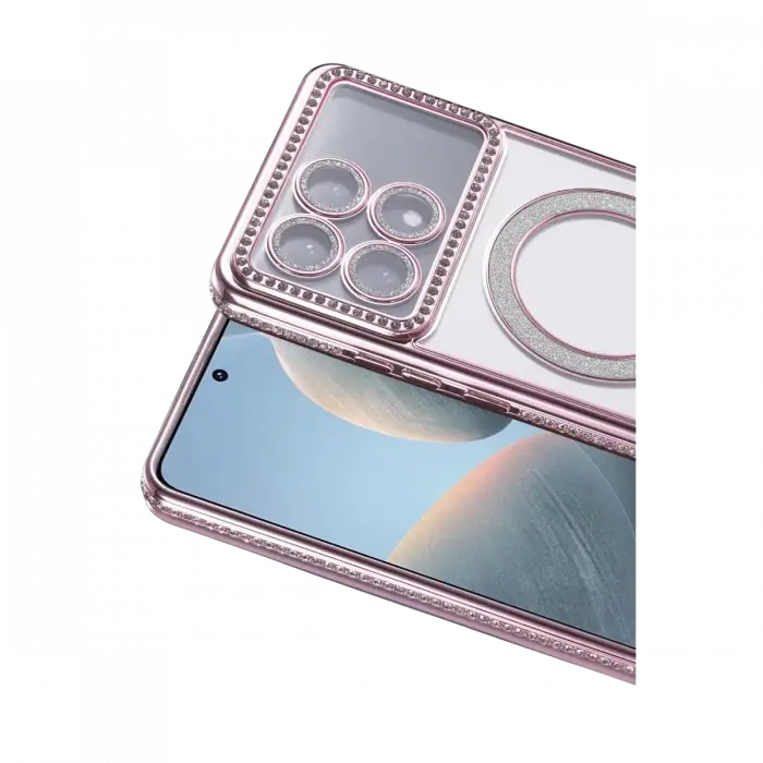 Xiaomi Poco X6 Pro Joke Simli Magneticsafe Kılıf - Pembe