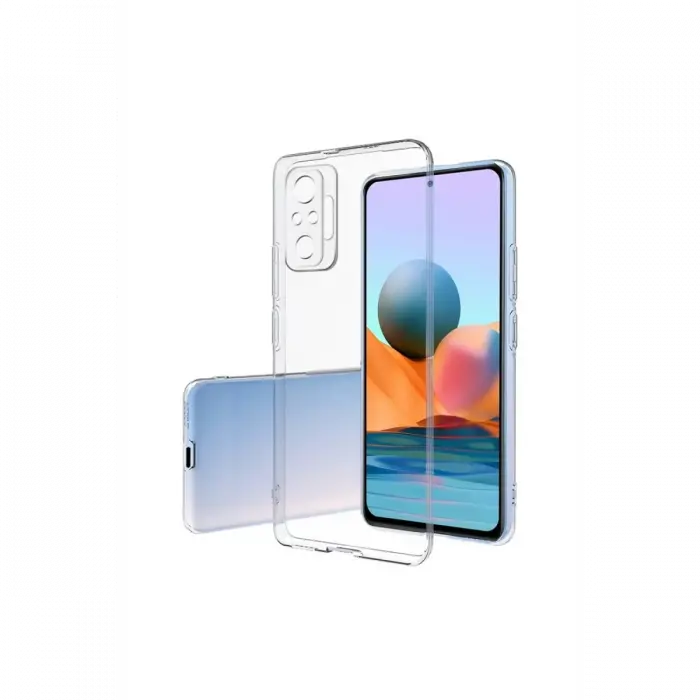 Xiaomi Redmi Note 10 Pro Kılıf Lüx Şeffaf Silikon