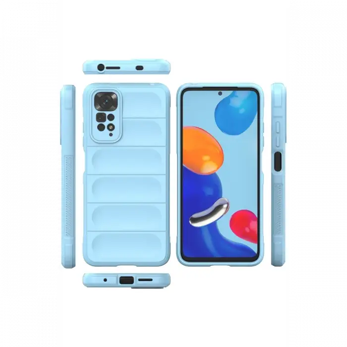 Xiaomi Redmi Note 11 Kılıf Optimum Silikon - Sky Blue