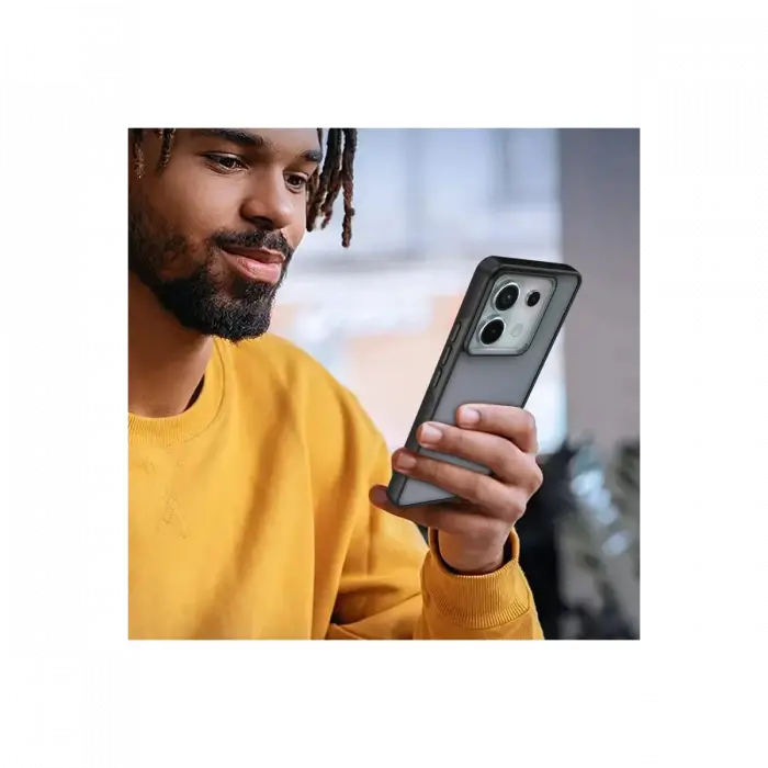 Xiaomi Redmi Note 13 Pro 5G Kılıf Elegant Kapak - Siyah
