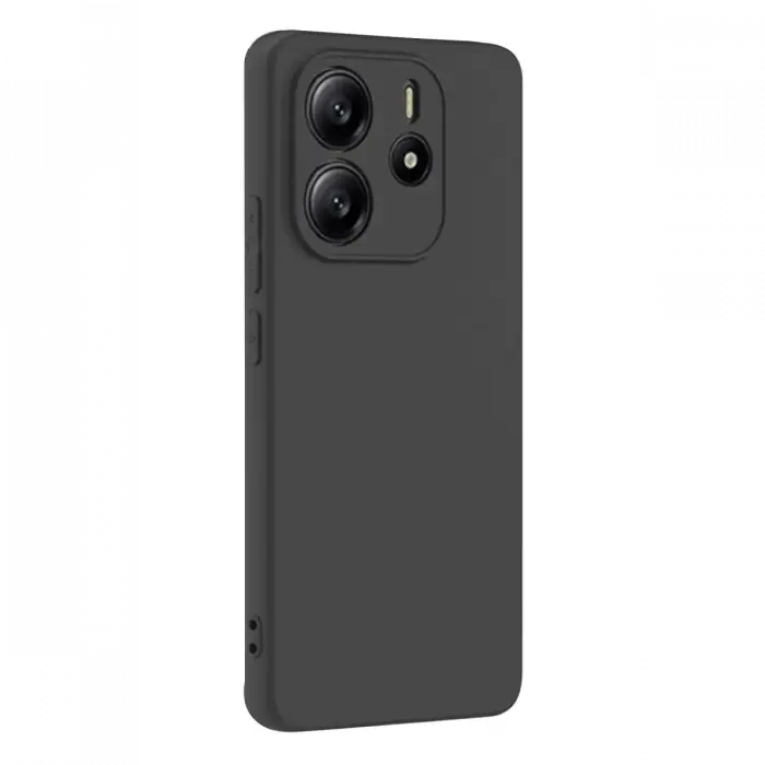 Xiaomi Redmi Note 14 4G Kılıf First Silikon - Siyah