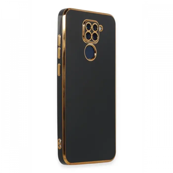 Xiaomi Redmi Note 9 Kılıf Volet Silikon - Siyah