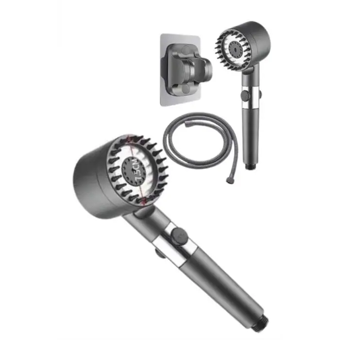 Yeni Nesil Duş Başlığı Paslanmaz Çelik Masaj Etkili Ergonomik Tasarım Su Basınçlı