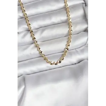 14K Gold Renk Kaplama Zincir Model CM Kadın Kolye