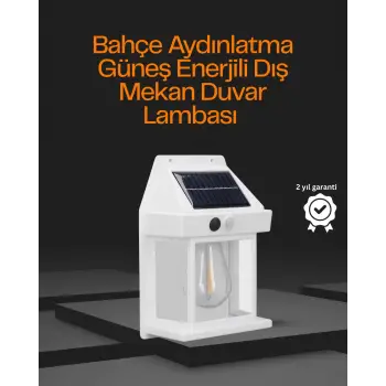 1800 mAh Pilli Solar Duvar Aydınlatma